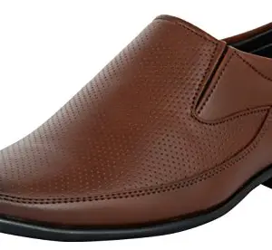 Auserio Men's Brown Formal Shoes - 6 UK/India (40 EU)(SS 959)