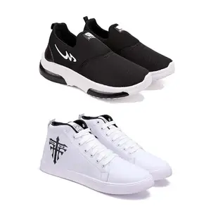 DRACKFOOT Men's Sports Shoes Collection Gym,Running,Men's Sports Shoes for Every Sport GRT-(Combo-2)-1076-1034-9 Multicolor