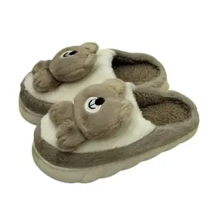 ALISHAN BROTHERS carpet Slipper for Women's Flip Flops Winter Carpet Slippers indoor/outdoor slipper for Men's and Women's (Gray & White, UK Footwear Size System, Adult, Women, Numeric, Medium, 7)