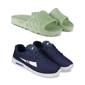 BERSACHE Lightweight Stylish Wedge Sandal for Men-6049-1565 Multicolor