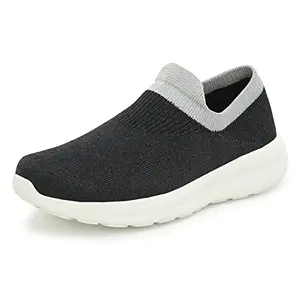 Bourge Women's Micam-z108 Running Shoes, Black,Melange and L.Grey, 07