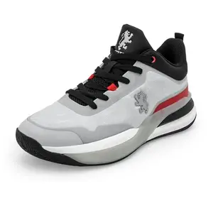 Red Tape Lifestyle Casual Shoes for Men | Classic Rounded Toe, Soothing Insole & Impact-Resistant Comfort Grey/Black