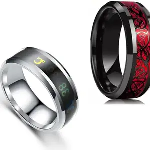 NEERAJYOTI Alloy Fashionable Lightweight Finger Ring set in Modern Design | Free-Size