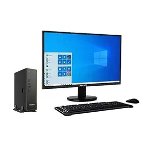 RDP AI PC A5 Premium DeskPC (AMD Ryzen™ 5 8600G, 32GB RAM DDR5, 1TB SSD, AMD Radeon™ 780M Graphics, WiFi-6, Bluetooth 5.2, 24" Monitor, Wired Keyboard & Mice)