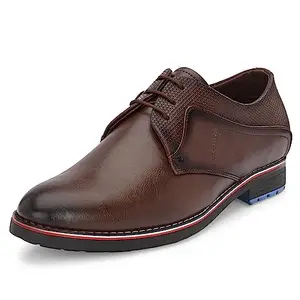 Centrino Formal Shoe for Men | Soft Cushioned Insole for All-Day Comfort | Stylish & Elegant Design | Perfect for Office, Business Casual & Formal Attire 6457-2_Brown_6