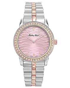 Mathey-Tissot Pink Dial Quartz Watch for Women -D10860BQPK