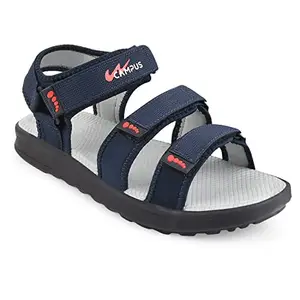 Campus Men's Camp MAX BLU/RED Casual Sandals - 10UK/India GC-22934
