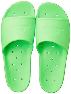 Skechers Mens HYPER EASE Green Lifestyle Slippers