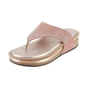 Mochi Womens Synthetic Chikoo Slippers (Size (3 UK (36 EU))