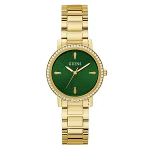 GUESS Analogue Green Dial Women's Watch-U1405L4M