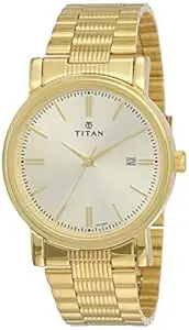 Titan Analog OffWhite Dial Men's Watch NM1712YM02 / NL1712YM02