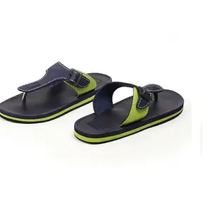 Classic Slippers for Men Stylish, Comfortable & Lightweight Flip Flops for Boys and Men's Lightweight (Navy, 9)