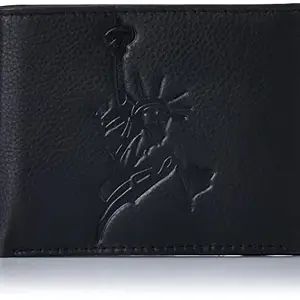 Justrack Men Black Color Genuine Leather Wallet (LWM00207-JT_5)