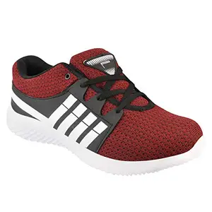 Axter-9051 Maroon Exclusive Range of Sports Running Shoes for Men_7