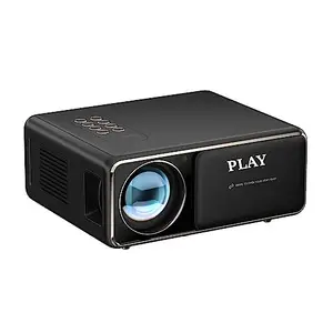 PLAY™ LED HD Projector 6500 Lumens Beamer Video Home Cinema Native 1080P 3D 4k Projector with VGA USB HDMI AV INPUT AUDIO inbuilt Speaker for Entertainment or Education