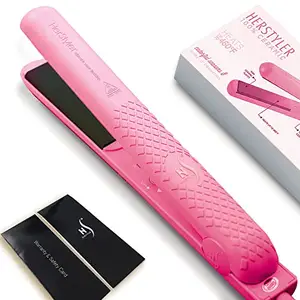 Herstyler Colorful Seasons Hot Pink Flat Iron 1.25" Ceramic Hair Straightener