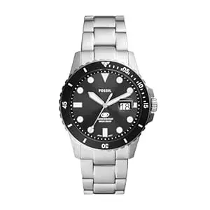 Fossil Analog Black Dial Men's Watch-Fs6032 - Stainless Steel