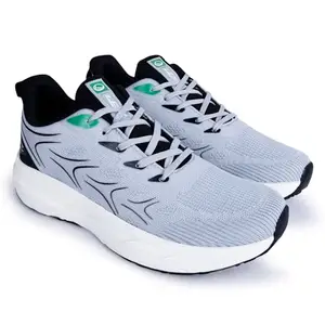 Lancer Mens ADVENTURE-1LGR-BLK Grey Running Shoe, 6