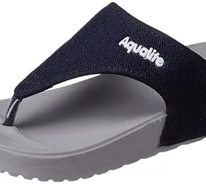 Aqualite Women FF-19 Slipper, N.Blue/Grey, 4 UK/India