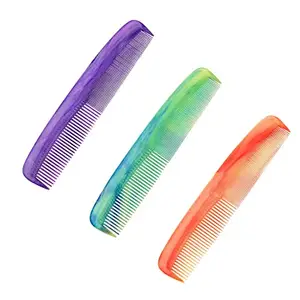 KGR Splash Grooming Multicolor Hair Combs For Women, Pack of 3