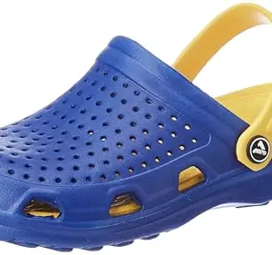 Aqualite Men AL-636 Clogs, R.Blue/Yellow, 7 UK/India