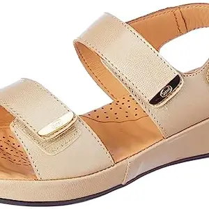 Scholl Sandal For Women, Gold, Size 3, (6648106)