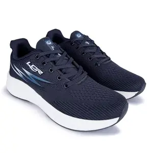 Lancer Mens EAGLE-9GRY-WHT Dark Grey Running Shoe, 9