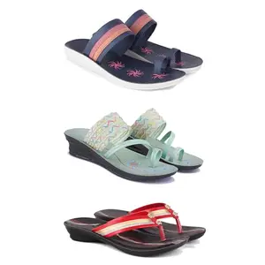 Women's Sandals | Lightweight Wear| Stylish & Easy to Wear For Women'S PCV-SAN-(COMBO-3)-1991-1954-1958-7