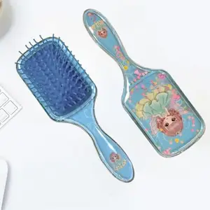 Cute portable hairbrush for kids 20cmX7.5cm for travel and daily use