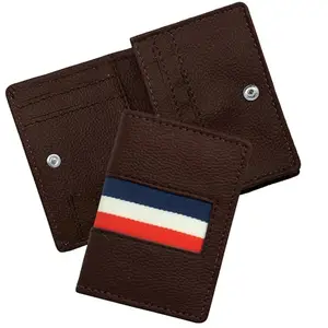 GREEN DRAGONFLY PU Leaher Card Holder||Credit Card Holder||ID Holders(NMB/202306562-Coffee Brown)