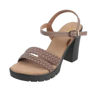 Metro Womens Synthetic Dark Beige Sandals (Size (4 UK (37 EU))