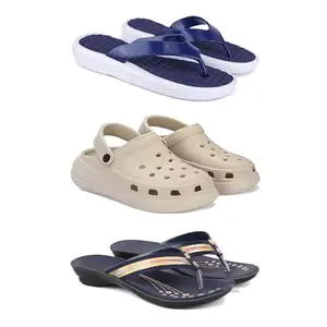 Women's Comfortable Sandal,Casual Lightweight Sandal for Everyday Wear | BT-(3-COMBO)-1859-OO1-1957-8-EURO-39