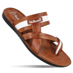 WALKAROO WG5460 Mens Sandals for Casual Wear and Regular use - Tan