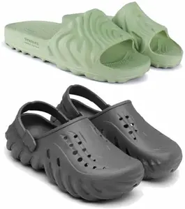 BERSACHE Lightweight Stylish Wedge Sandal for Men-6049-6040 Multicolor