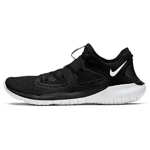 Nike Men's Flex 2019 Rn Black/White Running Shoes-7 UK (41 EU) (8 US) (AQ7483-001)