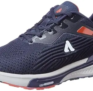 Aqualite Men Moscow Shoes, N.Blue/Red, 8 UK/India
