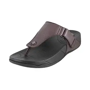 Metro Mens Leather Brown Slippers (Size (7 UK (41 EU))