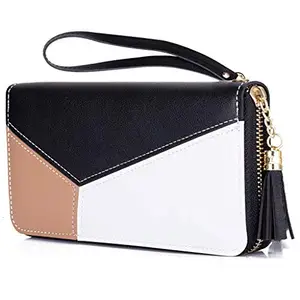 Valerie Wallet for Women Wallet for Girls | Zipper Women Wallets Leather Credit Card Holder (Black)
