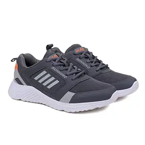 ASIAN Men's Wonder-13 Sports Running Shoes Light Grey Dark Grey