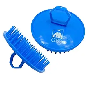 G.B.S Hair Scalp Massager Shampoo Brush-Scalp Brush for Hair Washing, Women, Men & Pet Grooming, Blue