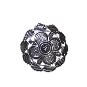Floral Oxidised Ring for Women & Girls