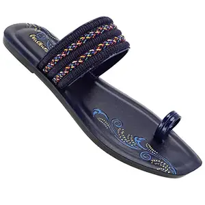 Walkaroo Ladies Blue Sandal (WL7417) 6 UK
