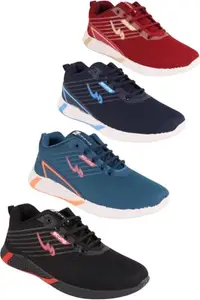 Walking/Running/Stylish Shoes(FITNESS-05 Combo 8 * 841 Multicolor