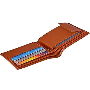 SHINE STYLE B9 Brown Men Casual Artificial Leather Wallet for Men, Men's Wallet, Gents Wallet, Gents Purse for Men, Album Wallets, Card Holder Wallets A11