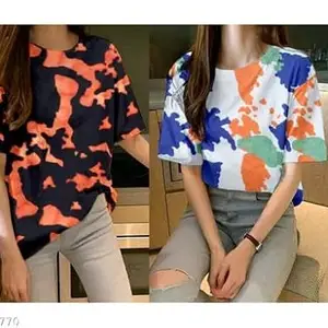 Trendy Women’s T-Shirt – Soft, Stylish, and Comfortable Tee for Everyday Fashion and Casual Wear Design No SH-P3201-XL