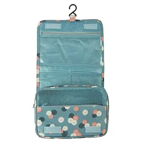 SevenDi Hanging Travel Toiletry Kit Bag Cosmetic Make Up Organizer Waterproof Ladies Case Travelling Storage Inner Ware Up Brush Kit Holder