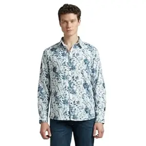 Pepe Jeans Men's Casual Shirt | Trendy Printed Shirt for Men| Regular Fit | Full Sleeve | Available in Plus Size