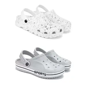 DRACKFOOT Men's Sandals Clogs | Lightweight Wear| Stylish & Easy to Wear For Men'S GRT-SAN-(2-COMBO)-3057-3067-9