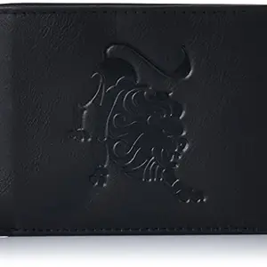 Justrack Black Color Genuine Leather Wallet Only for Men (LWM00182-JT_5)