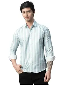 Exclusive Stripes Cotton Full Sleeve Shirt for Men E_522 (in, Alpha, M, Regular, Multi)
